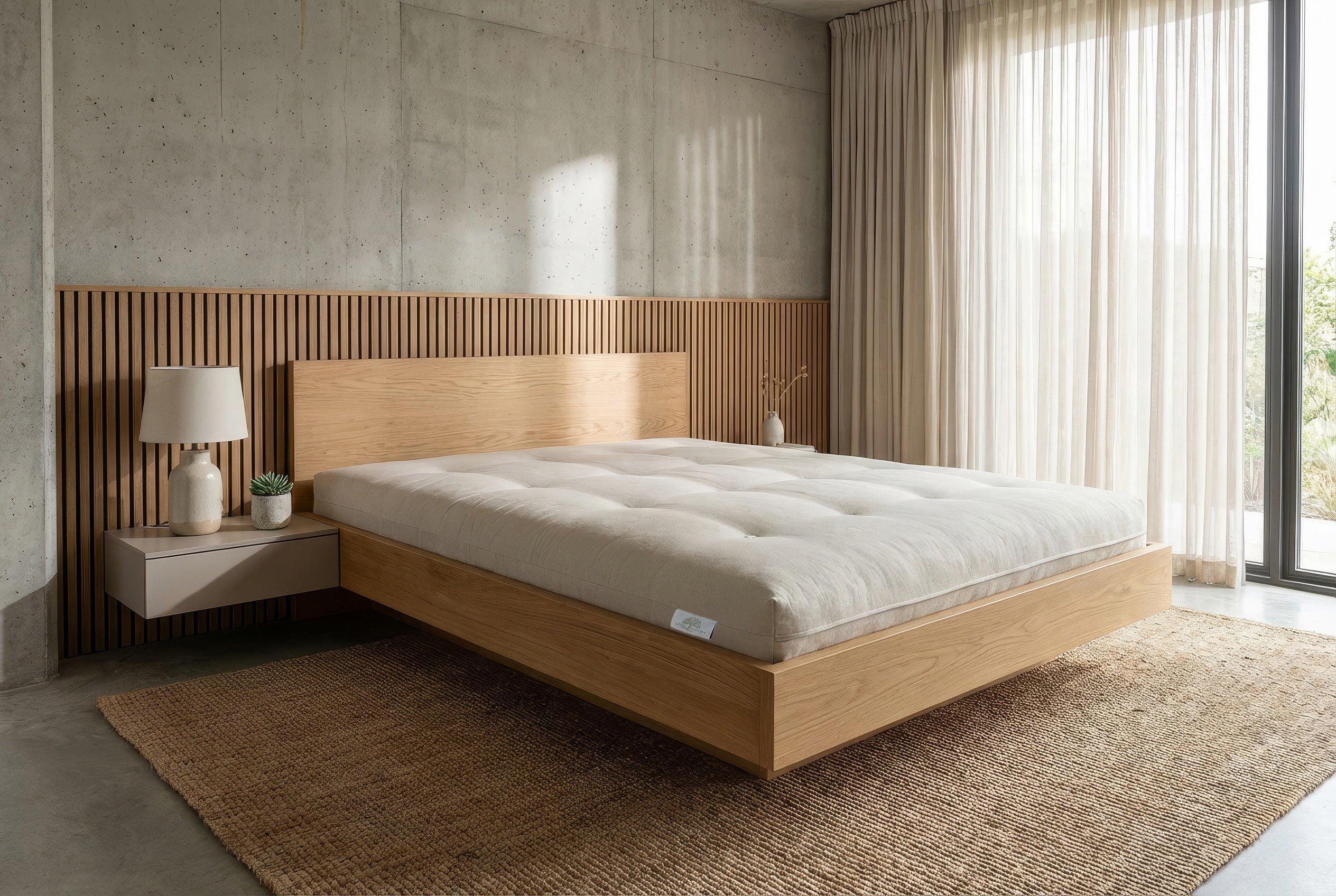 colchon de latex natura de 10cm confort hecho en Barcelona