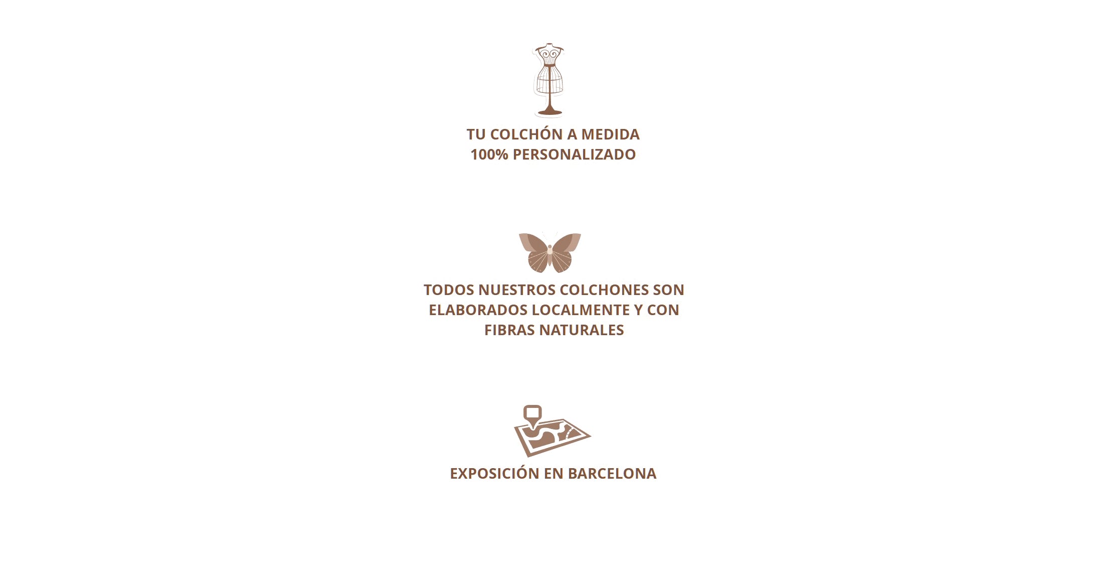 Exposixción y tienda en Barcelona, colcones latex natura, totalmente peronalizados y a medida, elaborado por nosotros mismos,kilometro 0,con fibras naturales 